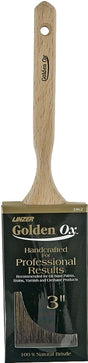 Linzer WC 2462-3 Paint Brush, 3 in W, 3 in L Bristle, China Bristle, Flat Sash Handle