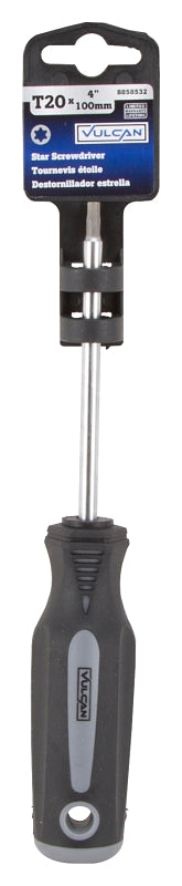 Vulcan MC-SD22 Screwdriver, T20 Drive, Star Drive, 10.19 N-m, Polypropylene/Plastic/Thermoplastic Rubber Handle