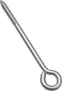 National Hardware N220-780 Lag Screw Eye, 1/4 in Thread, 1-1/2 in L Thread, 5 in OAL, 120 lb Working Load