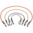 Keeper Assorted Carabiner Style Bungee Cord 18 in. L X 0.315 in. 12 pk