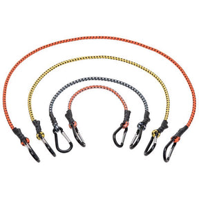 Keeper Assorted Carabiner Style Bungee Cord 18 in. L X 0.315 in. 12 pk