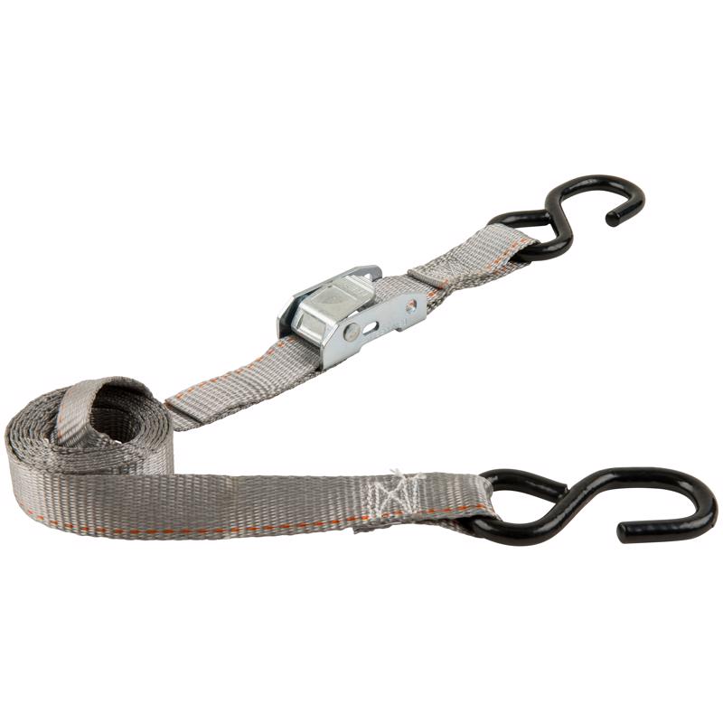 Keeper 1 in. W X 6 ft. L Gray Tie Down 400 lb 1 pk