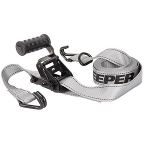 Keeper 1.5 in. W X 14 ft. L Gray Ratchet Tie Down Strap 1000 lb 1 pk