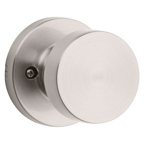 Kwikset Signature Series 788PSK RDT 15 CP Dummy Knob, Knob Handle, Satin Nickel, 2-3/8, 2-3/4 in Backset, Zinc