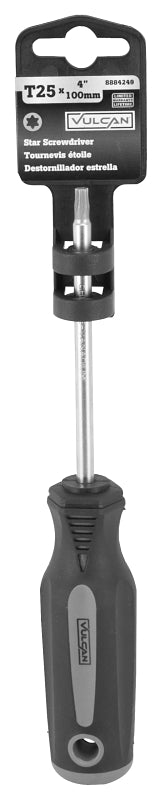 Vulcan MC-SD23 Screwdriver, T25 Drive, Star Drive, 15.89 N-m, Polypropylene/Plastic/Thermoplastic Rubber Handle