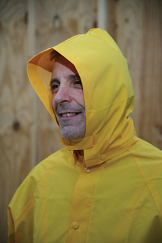 Boulder Creek Yellow PVC-Coated Rayon Three Piece Rain Suit Medium