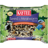 Kaytee Assorted Species Seed and Mealworm Seed Cake 1.4 lb, Pack of 6
