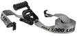 Keeper Diamond Series 45545 Tie-Down, 1-1/2 in W, 12 ft L, Steel, Gray, 1000 lb, J-Hook End Fitting