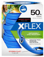 Swan XFlex CSNXF58050 Heavy-Duty Water Hose, 5/8 in, 50 ft L, Female, 13 gph, Polymer, Blue