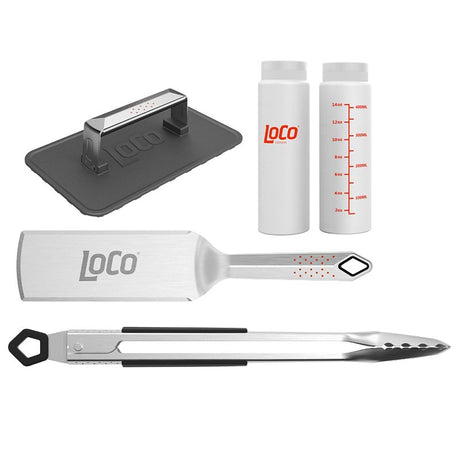 LoCo 2023050269 Griddle Breakfast Kit, Stainless Steel Blade