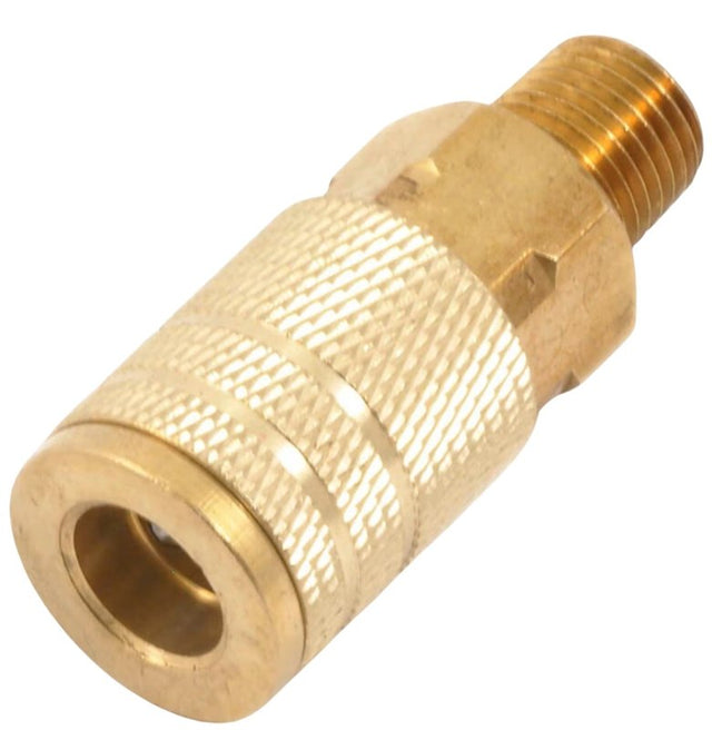 Forney 75316 Coupler, 1/4 in, MNPT, Brass