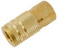 Forney 75479 Coupler, 1/4 x 3/8 in, FNPT, Brass