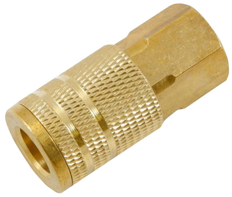 Forney 75479 Coupler, 1/4 x 3/8 in, FNPT, Brass