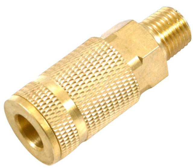 Forney 75482 Coupler, 1/4 in, MNPT, Brass