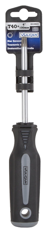 Vulcan MC-SD26 Screwdriver, T40 Drive, Star Drive, 51 N-m, Polypropylene/Plastic/Thermoplastic Rubber Handle