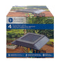 Boston Harbor 26084 Solar Deck Light, Nickel-Metal Hydride Battery, AA Battery, 2-Lamp, Stainless Steel/Plastic Fixture