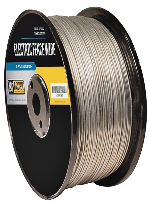 Acorn Hardware EFW1412 Electric Fence Wire, 14 ga Wire, Metal Conductor, 1/2 mile L