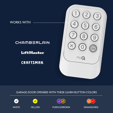Chamberlain Wireless Garage Door Keypad - For Chamberlain & LiftMaster Openers After 1997.