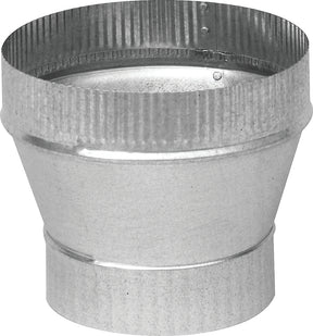 Imperial GV1418 Furnace Short Increaser, 3 to 4 in Connection, 6 in L, 24 ga Gauge, Steel, Galvanized