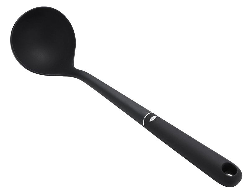 Good Grips 1190800 Non-Stick Ladle, 13 in OAL, Nylon, Black