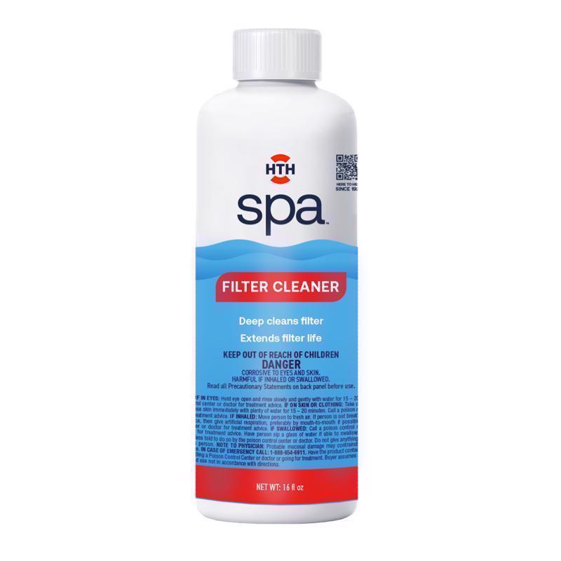 HTH Spa Liquid Filter Cleaner 16 oz, Pack of 6