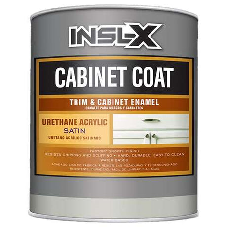 Insl-X Cabinet Coat Satin Base 4 Trim & Cabinet Enamel Interior 1 qt, Pack of 4