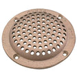 4″ Round Bronze Strainer for 1-1/4″ & 1-1/2″ T-Hulls