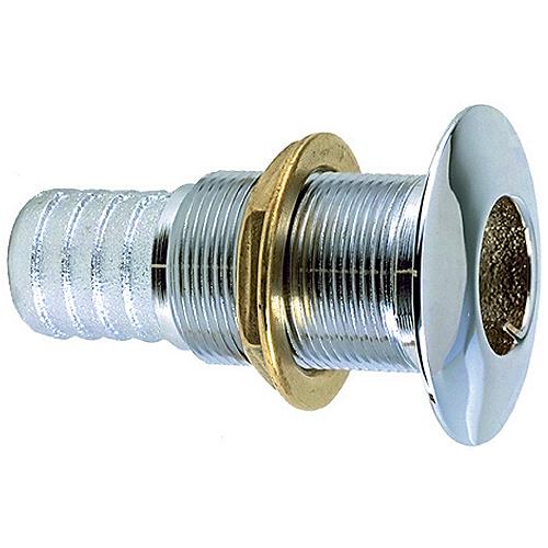 1-1/8 Chr Thru-Hull F/Hose