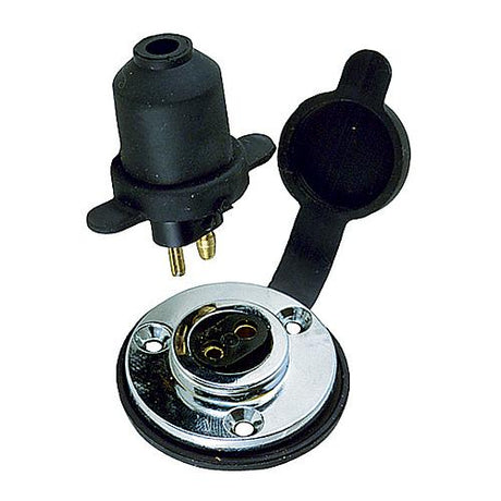 Chrome Plated Zinc Watertight Electrical Deck Connection