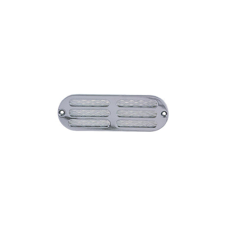 Perko Transom/Locker Vent, 6" Chrome/Brass