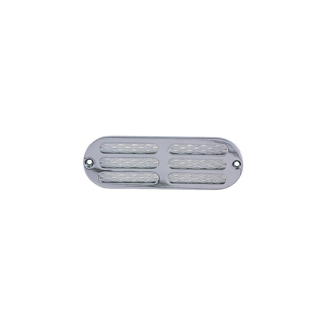 Perko Transom/Locker Vent, 6" Chrome/Brass