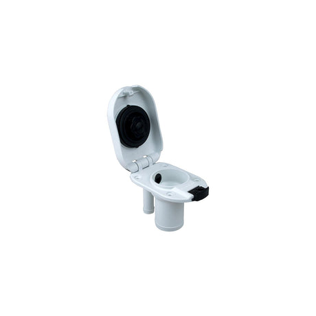 Perko White Plastic Gas Fill & Tank Vent w/Straight Neck