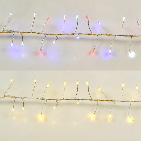 Living Accents LED Big Seed Cluster Light Set Multicolored 9 ft. 150 lights, Pack of 12