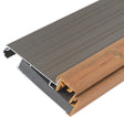 M-D 49008 Adjustable Thermal Break Threshold, 36 in L, 4-9/16 in W, Aluminum, Satin Nickel