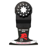 Diablo DOS250BW10 Oscillating Blade, 2-1/2 in, Bi-Metal, 1-1/2 in D Cutting, 10/PK