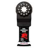 Diablo DOS125BW10 Oscillating Blade, 1-1/4 in, 2 in D Cutting, Bi-Metal, 10/PK