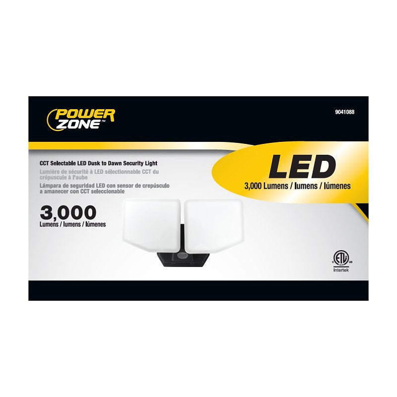 FLOOD LT AC 2HD BLK D2D 3000LM