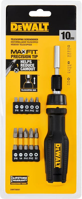 DEWALT Max Fit Series DWHT68001 Multi-Bit Screwdriver Set