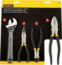 STANLEY 91-526LA Ajustable Wrench Set, 4 -Piece, Chrome Nickel Steel, Pack of 12