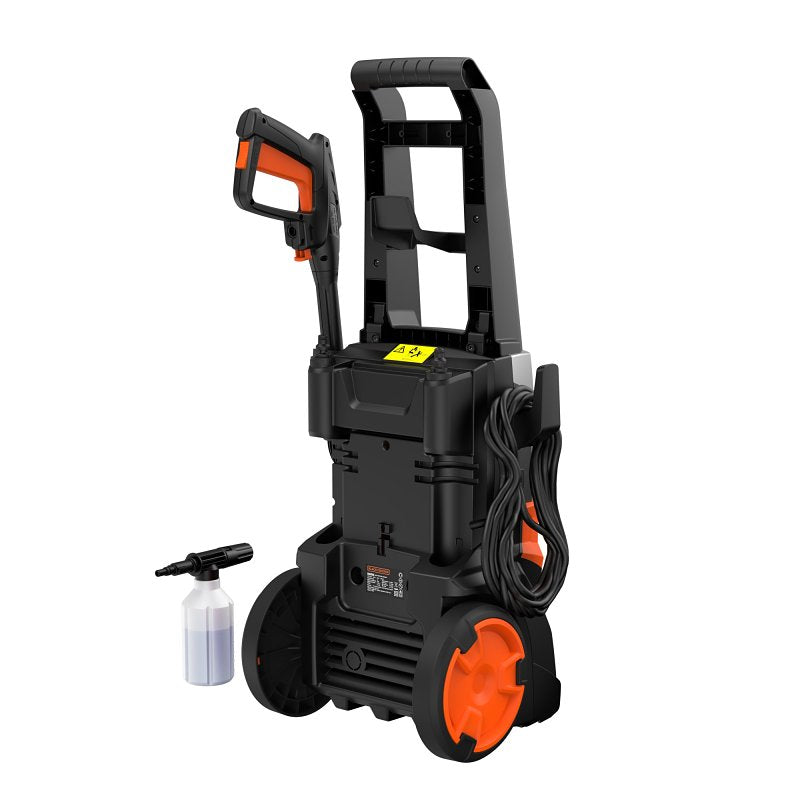 Black+Decker BEPWB2000-B3 Pressure Washer, 120V-110V, 1950 psi Operating, 6.7 Lpm, 6 m L Hose