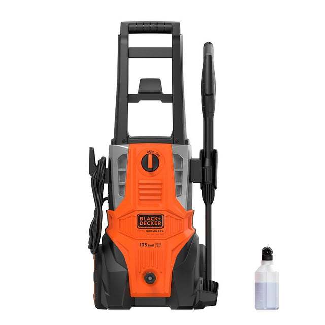Black+Decker BEPWB2000-B3 Pressure Washer, 120V-110V, 1950 psi Operating, 6.7 Lpm, 6 m L Hose