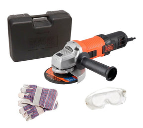 Black+Decker G720XK-B3 Angle Grinder, 5/8 in - 11 Spindle, 4-1/2 in Dia Wheel, Pack of 6