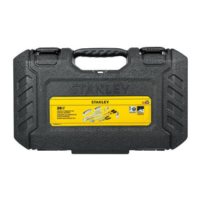 STANLEY STMT45514-LA Mechanical Tool Ratchet Set, 26 -Piece, Chrome Vanadium Steel/Plastic, Pack of 3