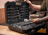 STANLEY STMT82832-LA Socket and Combination Wrench Set, Chrome, Pack of 2