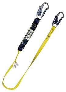 Guardian Fall Protection 01220 External Shock Lanyard, 130 to 310 lb, 6 ft L Line, Nylon/Polyester Line, 1-Leg, Snap