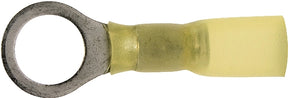 Calterm 65726 Ring Terminal, 300 V, 12 to 10 AWG Wire, Copper Contact, Yellow