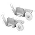 Prime-Line B 517 Roller Assembly, 1 in Dia Roller, 1/4 in W Roller, Aluminum/Plastic/Steel, Gray