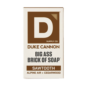 Duke Cannon Big Ass Brick of Soap Series BSBA-SWTH10 Soap, Solid, Orange, Alpine Air, Cedarwood, 10 oz