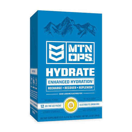 MTN OPS Lemonade Drink Mix 3.6 oz, Pack of 12