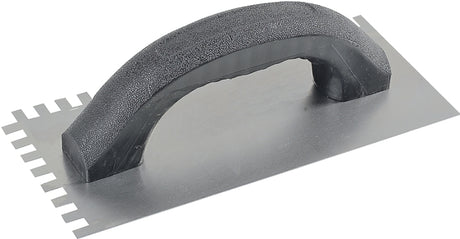 M-D 49104 Tile Installation Trowel, 1/2 in W x 1/2 in D Notch, 9 in L, 4 in W, Square Notch, Ergonomic Handle
